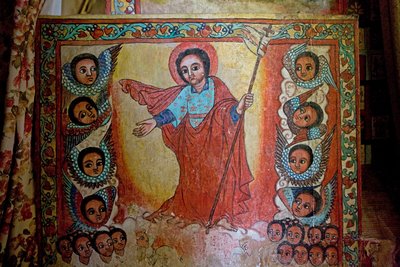 Narga Selassie Christian Church, Island of Dek, Lake Tana, Gondar Region, Ethiopia, Africa by Unknown